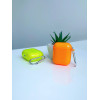 Чохол для AirPods 1/2 напівпрозорий Neon Case Neon Green