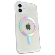 Чохол для iPhone 12|12 Pro прозорий Diamond Case with MagSafe