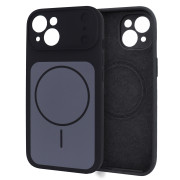 Чохол Dual Tone Silicone MagSafe Case (iPhone 14 – Black)