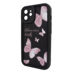 Чохол для iPhone 11 – Pretty Things "Butterflies – Black"