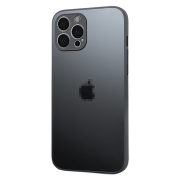 Чохол скляний AG Glass with Magsafe для iPhone 14 Pro із захистом камери Graphite Black