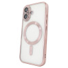 Чохол Shining with MagSafe (iPhone 17, Rose Gold)