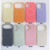 Neon Silicone Case MagSafe (iPhone 16 Pro – Gray)