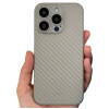 Ультратонкий чохол для iPhone 16 Pro K-Doo Air Carbon - Titanium Gray