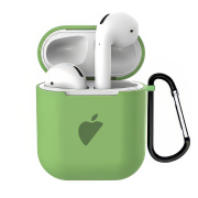Чохол AirPods 1/2 LOGO (Mint)