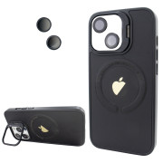 Чохол Logo Case PU Stand Camera (iPhone 13, Black)