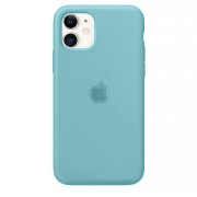 Чохол Silicone Case на iPhone 11 FULL (№21 Sea Blue)