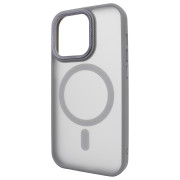 Чохол для iPhone 13 | 14 Nofelet MATT Case with MagSafe - Titanium Gray