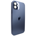 Чохол для iPhone 12 матовий AG Titanium Case Blue