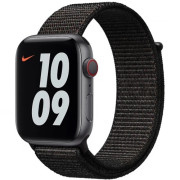 Ремінець на Apple Watch Nylon Loop нейлоновий (38mm, 40mm, 41mm, [42mm Series 10/11], Black)