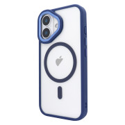 Чехол Crystal Guard with MagSafe (iPhone 16, Dark Blue)