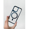 Чохол Metal Shell Case with MagSafe (iPhone 15 Pro Max, Titanium Blue)