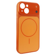Чохол Nofelet AG Glass Case with MagSafe (iPhone 15, Starry Orange)
