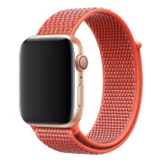 Ремінець для Apple Watch Nylon Loop нейлоновий (42mm, 44mm, 45mm, 46mm, 49mm, Nectarine)