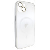 Чохол для iPhone 14 - AG Titanium Case with MagSafe із захистом камери матовий White
