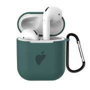 Чохол AirPods 1/2 LOGO (Pine Green)