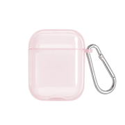 Чохол для AirPods 1/2 напівпрозорий Neon Case Pink Sand