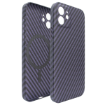 Чохол для iPhone 12 PC Carbon with MagSafe Deep Purple