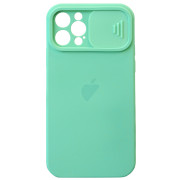 Чохол Silicone with Logo Hide Camera, для iPhone 13 Pro (Spearmint)