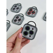 Захисне скло на камеру Diamonds Lens (iPhone 13 Pro/13 Pro max, Dark Green)