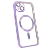 Чохол Shining with MagSafe на iPhone 14 із захисними лінзами на камеру Purple