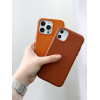 Чехол для iPhone 13 mini Leather Case PU with Magsafe Fir Green