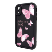 Чохол для iPhone XR – Pretty Things "Butterflies – Black"