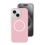 Neon Silicone Case MagSafe (iPhone 14/13 – Light Pink)