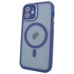 Чохол Nofelet Chrome Camera Case with MagSafe (iPhone 12, Blue) Чохол Nofelet Chrome Camera Case with MagSafe (iPhone 12, Blue)