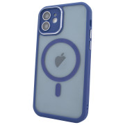 Чохол Nofelet Chrome Camera Case with MagSafe (iPhone 12, Blue)