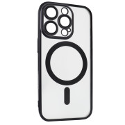Чохол Titan Frame Matte PC MagSafe Case (iPhone 15 Pro Max – Black)