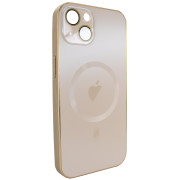 Чохол для iPhone 15 - AG Titanium Case with MagSafe із захистом камери матовий Golden