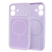 Чохол Dual Tone Silicone MagSafe Case (iPhone 16 – Lilac Purple)