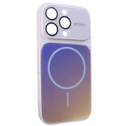 Чохол Gradient Glass MagSafe Case (iPhone 16 Pro – Purple)