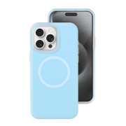 Чохол Neon Silicone Case MagSafe (iPhone 15 Pro – Sky)