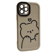 Чохол Paws Case – iPhone 12 Pro (Bear Hug - Brown)