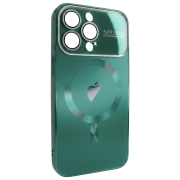 Чохол для iPhone 11 Pro Max матовий NEW PC Slim with MagSafe case із захистом камери Dark Green
