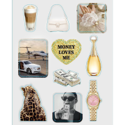 Наклейки 3D Stickers – Money Loves Me