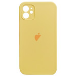 Чохол Silicone Case Full Camera для iPhone 12 Yellow