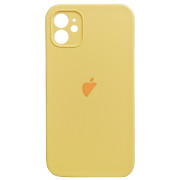 Чохол Silicone Case Full Camera для iPhone 12 Yellow
