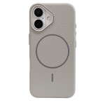 Grain Silicone MagSafe Case (iPhone 16, White)