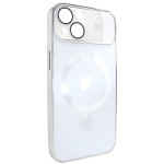 Чохол для iPhone 15 Plus матовий NEW PC Slim with MagSafe case із захистом камери White Чохол для iPhone 15 Plus матовий NEW PC Slim with MagSafe case із захистом камери White