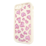 Чохол для iPhone 7/8 – Pretty Things "Pink Hearts – White"