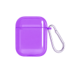 Чохол для AirPods 1/2 напівпрозорий Neon Case Purple