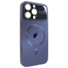 Чохол для iPhone 12 Pro Max PC Slim Case with MagSafe із захисними лінзами на камеру Deep Purple