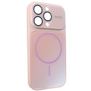 Чохол Gradient Glass MagSafe Case (iPhone 15 Pro – Pink)