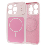 Чохол Dual Tone Silicone MagSafe Case (iPhone 15 Pro Max – Gray Pink)