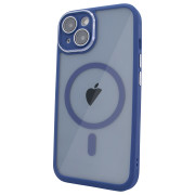 Чохол Nofelet Chrome Camera Case with MagSafe (iPhone 15, Blue)