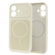 Чохол Dual Tone Silicone MagSafe Case (iPhone 17 – Antique White)