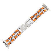 Chance Band (42/44/45/46/49mm, Silver-Orange)
